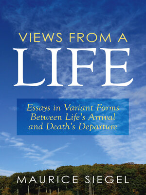 cover image of Views from a Life